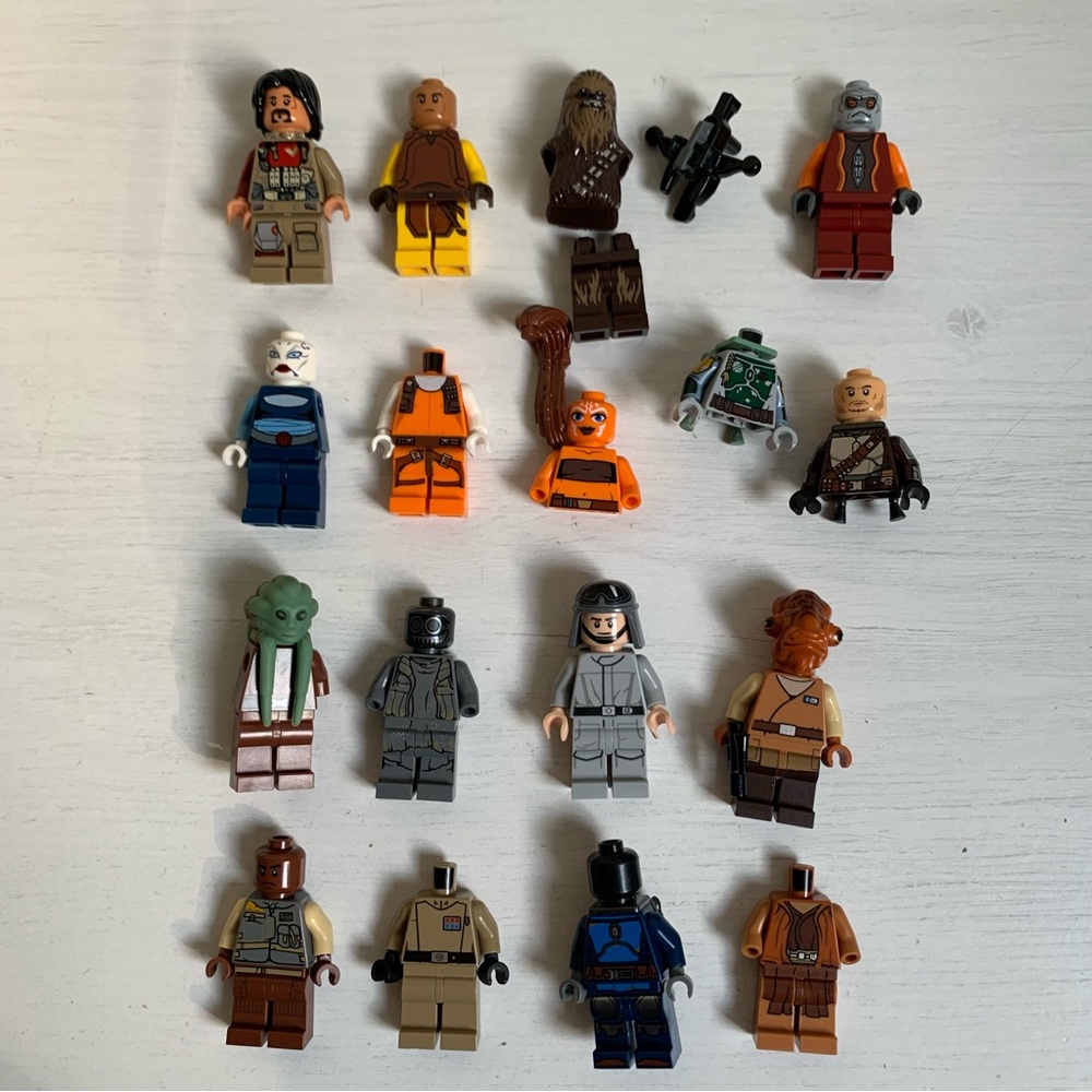 LEGO Star Wars Partial Minifigures Parts Lot